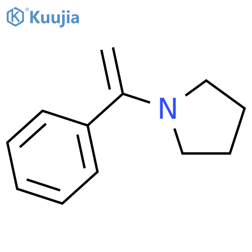 1-(1-phenylethenyl)pyrrolidine structure
