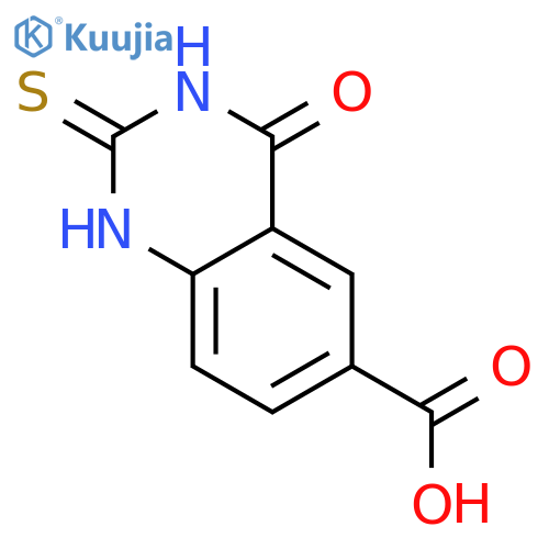 6-Quinazolinecarboxylicacid, 1,2,3,4-tetrahydro-4-oxo-2-thioxo- structure