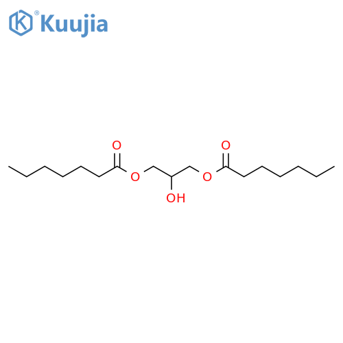 Heptanoic Acid 1,1′-(2-hydroxy-1,3-propanediyl) Ester structure