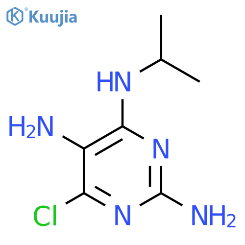6-chloro-N4-(propan-2-yl)pyrimidine-2,4,5-triamine structure
