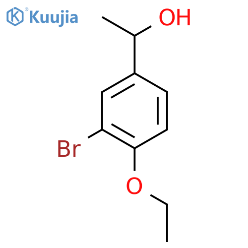 1-(3-Bromo-4-ethoxyphenyl)ethanol structure