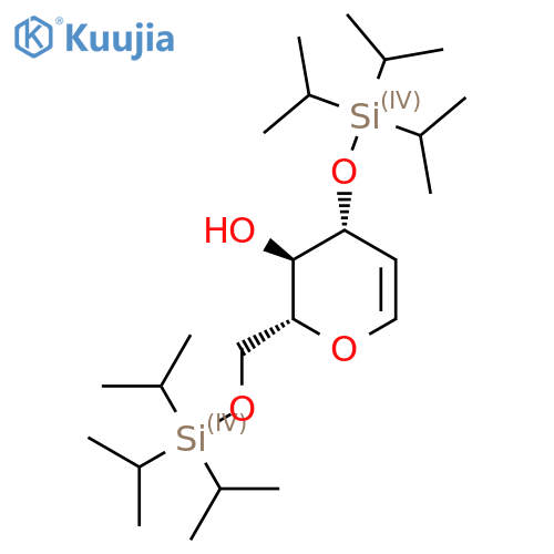 3,6-Di-O-(triisopropylsilyl)-D-glucal structure
