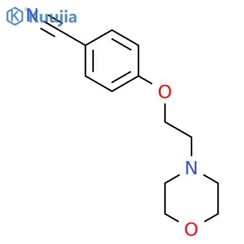 4-(2-Morpholin-4-ylethoxy)benzonitrile structure