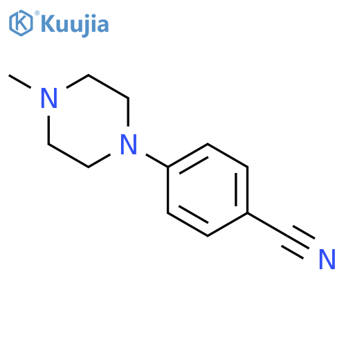 4-(4-Methylpiperazin-1-yl)benzonitrile structure