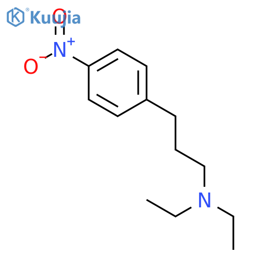 Benzenepropanamine, N,N-diethyl-4-nitro- structure