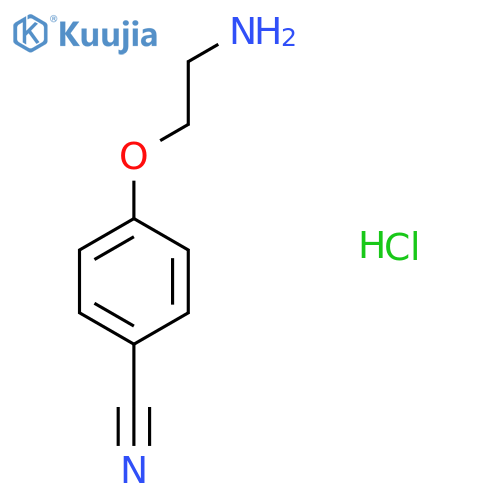 4-(2-Aminoethoxy)benzonitrile hydrochloride structure