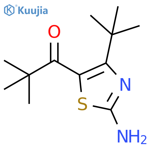 1-Propanone, 1-[2-amino-4-(1,1-dimethylethyl)-5-thiazolyl]-2,2-dimethyl- structure