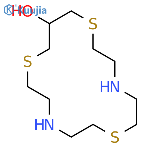1,7,13-Trithia-4,10-diazacyclohexadecan-15-ol structure