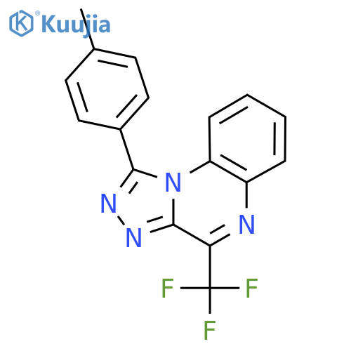 1-(4-Methylphenyl)-4-(trifluoromethyl)-[1,2,4]triazolo[4,3-a]quinoxaline structure