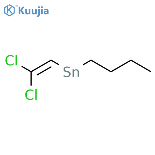 Stannane, butyldichloroethenyl- structure