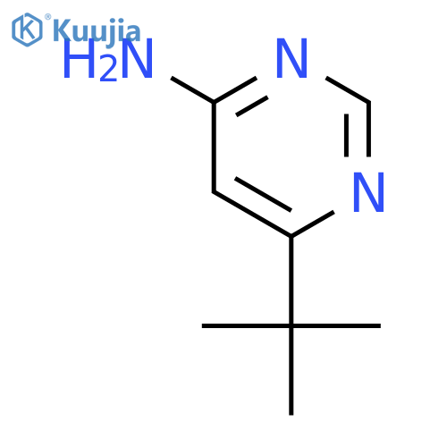 6-tert-butylpyrimidin-4-amine structure