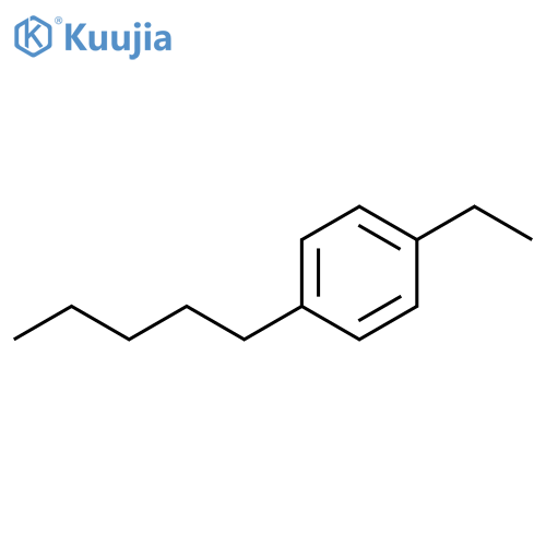 Benzene, 1-ethyl-4-pentyl- structure