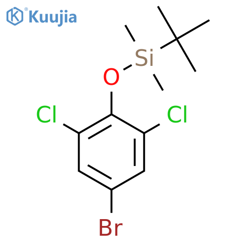 4-Bromo-O-(t-butyldimethylsilyl)-2,6-dichlorophenol structure