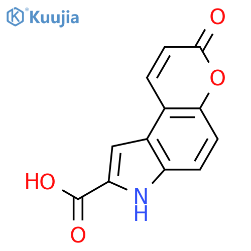 7-Oxo-3,7-dihydropyrano3,2-eindole-2-carboxylic Acid structure
