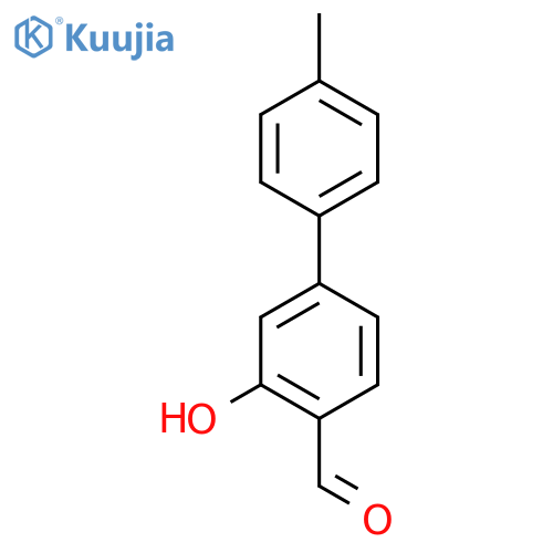 2-Formyl-5-(4-methylphenyl)phenol structure