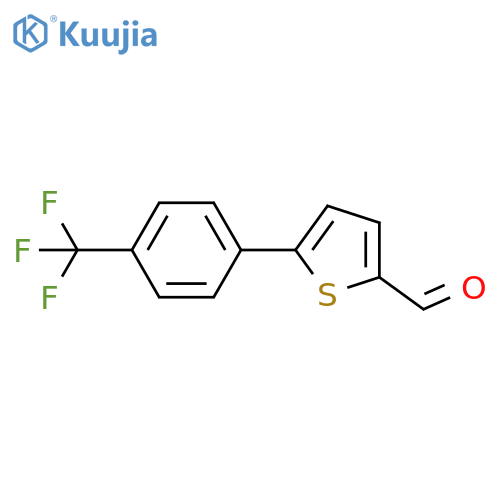 5-4-(Trifluoromethyl)phenylthiophene-2-carbaldehyde structure