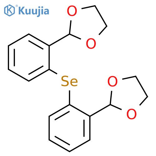 1,3-Dioxolane, 2,2'-(selenodi-2,1-phenylene)bis- structure
