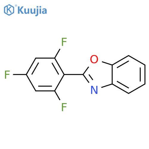 2-(2,4,6-trifluorophenyl)-1,3-benzoxazole structure