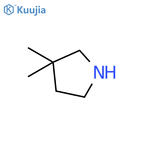 3,3-Dimethylpyrrolidine structure