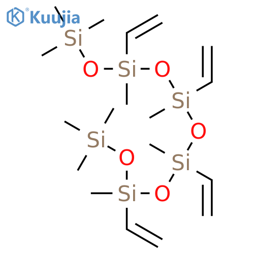 3,5,7,9-Tetraethenyl-1,1,1,3,5,7,9,11,11,11-decamethylhexasiloxane structure