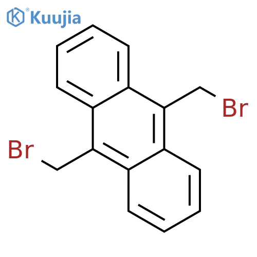 9,10-Bis(bromomethyl)anthracene structure
