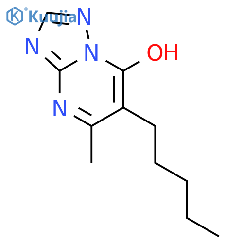 [1,2,4]Triazolo[1,5-a]pyrimidin-7-ol, 5-methyl-6-pentyl- structure