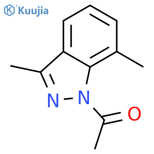 Ethanone,1-(3,7-dimethyl-1H-indazol-1-yl)- structure