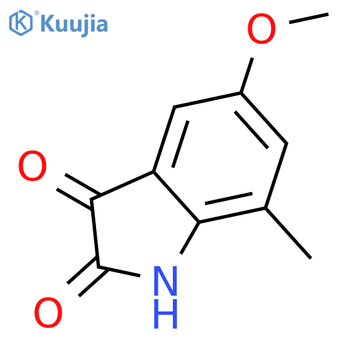 5-methoxy-7-methylindoline-2,3-dione structure