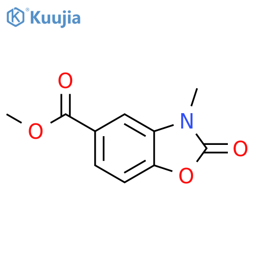 methyl 3-methyl-2-oxo-1,3-benzoxazole-5-carboxylate structure