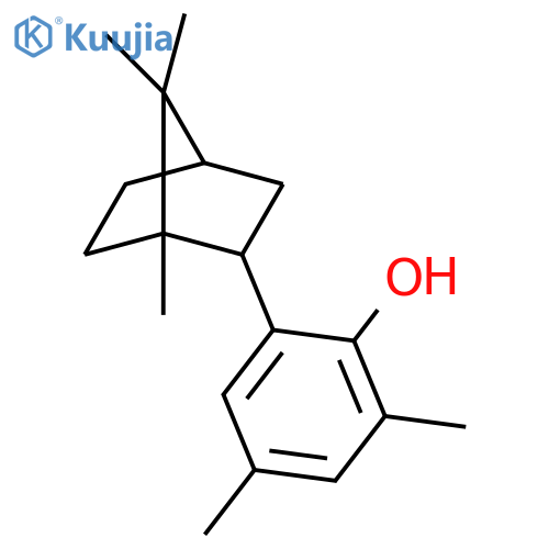 Phenol,2,4-dimethyl-6-(1,7,7-trimethylbicyclo[2.2.1]hept-2-yl)-, exo- (9CI) structure