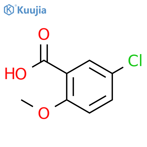 5-Chloro-2-methoxybenzoic acid structure