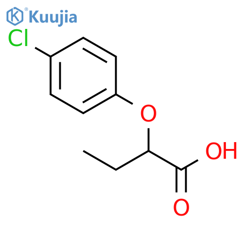 2-(4-chlorophenoxy)butanoic acid structure