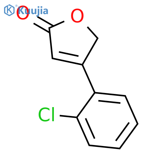 2(5H)-Furanone, 4-(2-chlorophenyl)- structure