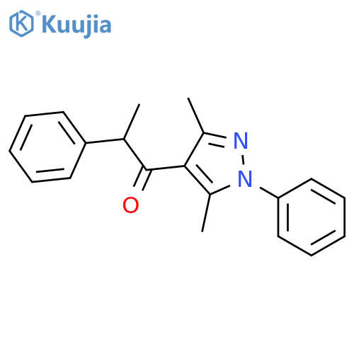1-Propanone, 1-(3,5-dimethyl-1-phenyl-1H-pyrazol-4-yl)-2-phenyl- structure