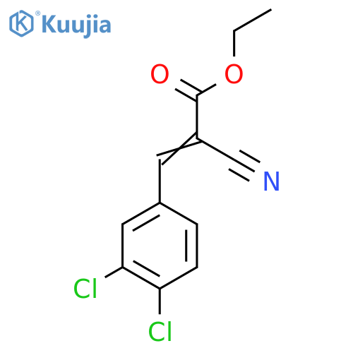 Ethyl 2-cyano-3-(3,4-dichlorophenyl)acrylate structure