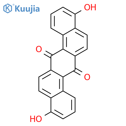 4,11-dihydroxybenzo[k]tetraphene-7,14-dione structure