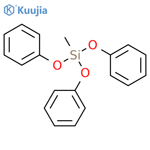 Methyltriphenoxysilane structure