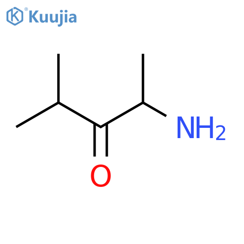 2-amino-4-methylpentan-3-one structure