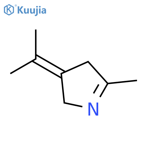 2H-Pyrrole,3,4-dihydro-5-methyl-3-(1-methylethylidene)- structure