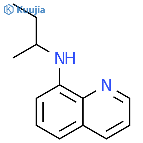 N-(butan-2-yl)quinolin-8-amine structure