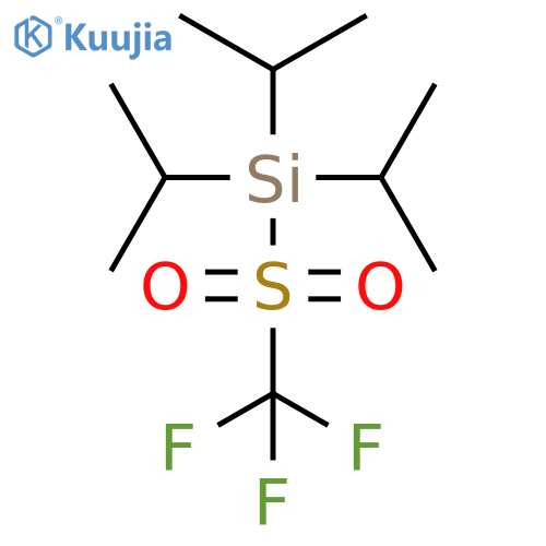 Silane, tris(1-methylethyl)[(trifluoromethyl)sulfonyl]- structure
