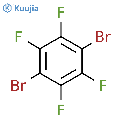 1,4-Dibromotetrafluorobenzene structure