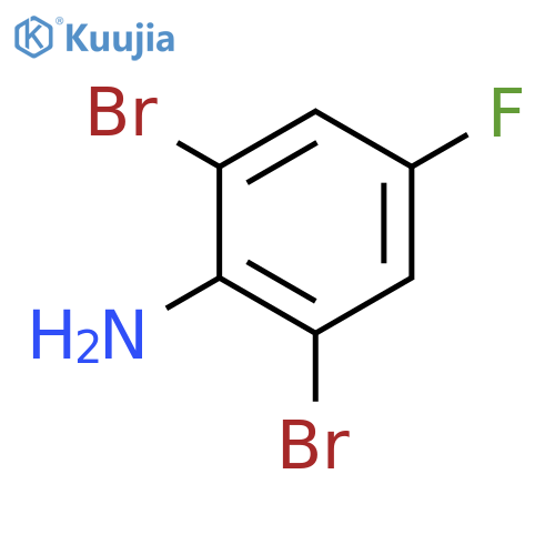 2,6-Dibromo-4-fluoroaniline structure