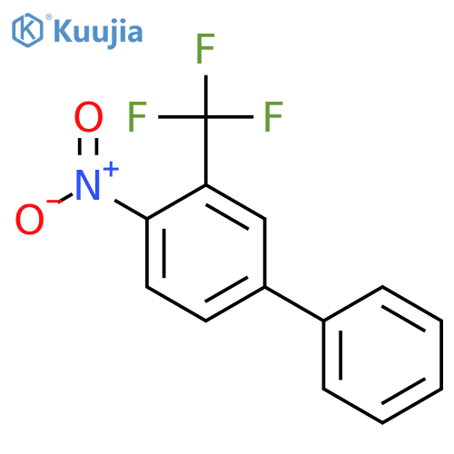 4-Nitro-3-(trifluoromethyl)biphenyl structure