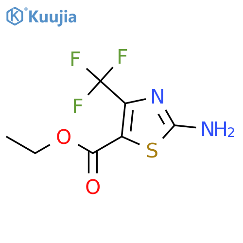 Ethyl 2-amino-4-(trifluoromethyl)thiazole-5-carboxylate structure