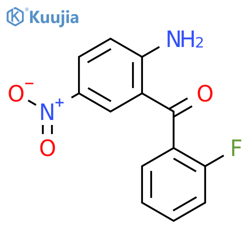 2-Amino-5-nitro-2'-fluorobenzophenone structure