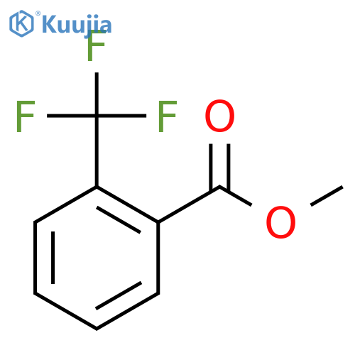 Methyl 2-(trifluoromethyl)benzoate structure