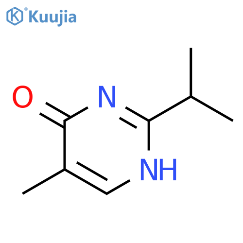 4(1H)-PYRIMIDINONE, 5-METHYL-2-(1-METHYLETHYL)- structure