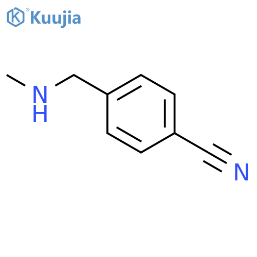 4-(Methylaminomethyl)benzonitrile structure