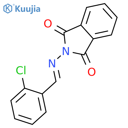 2-[(2-chlorophenyl)methylideneamino]isoindole-1,3-dione structure